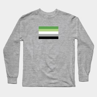 Aromantic Pride Flag Long Sleeve T-Shirt